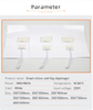 DC12V AC110V 220V PET Mirror Defogger Pad Heater Antifog Film Demister Pad for Led Bathroom Mirror Led Mirror with Defogger