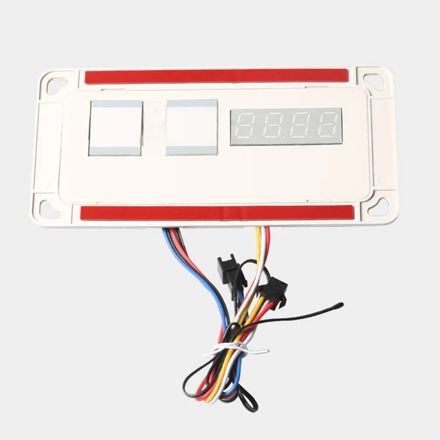 Double touch button sensor capacitive touch switch 5A touch sensor light switch with digit clock and temperature display