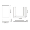 Mirror Cabinet LED Lighting Hand Motion Sensor Switch With CCT Change