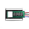 Double Button Time Temperature Display LED Touch Sensor Switch For Bathroom With CCT Change