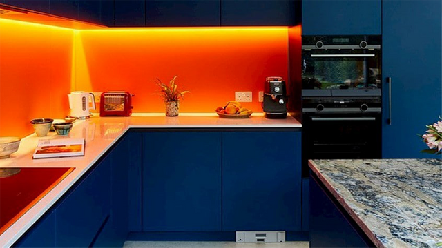 Line The Ceiling Of Your Living Room With LED Strips