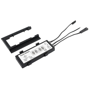 Double Button Time Temperature Display LED Touch Sensor Switch For Bathroom With CCT Change