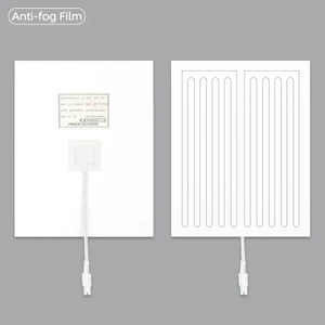 DC12V AC110V 220V PET Mirror Defogger Pad Heater Antifog Film Demister Pad for Led Bathroom Mirror Led Mirror with Defogger