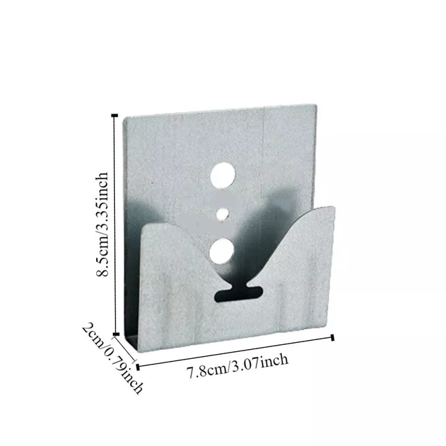 Thickness 0.8mm Dovetail Hook Mirror Shelf Hanger Bathroom Mirror