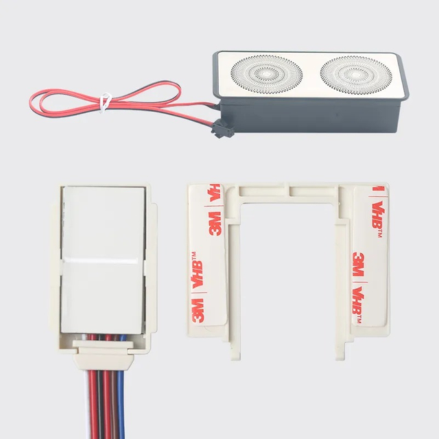Factory Price 12V 5A 60W Double Key Smart Led Light Bathroom Mirror Touch Sensor Switch with Bluetooth Speaker